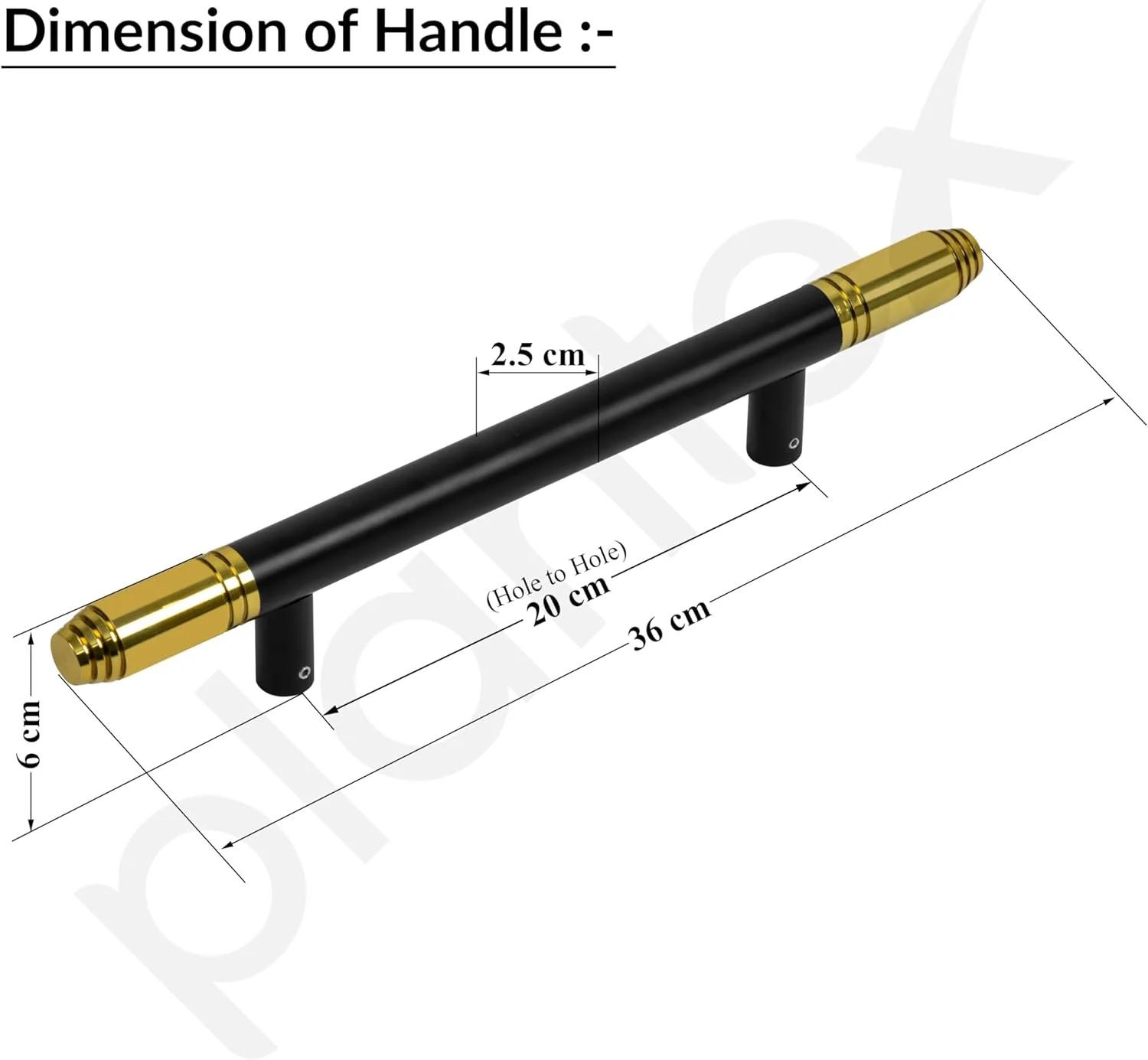 دستگیره درب ورودی پلنتکس / دکوراسیون منزل و درب / دستگیره درب ورودی 35 سانتی متری / دستگیره کششی فشاری درب - بسته 1 عددی (112، مشکی و طلایی) دستگیره درب ورودی پلنتکس / دکوراسیون منزل و درب / دستگیره درب ورودی 35 سانتی متری / دستگیره کششی فشاری درب - بسته 1 عددی (112، مشکی و طلایی)