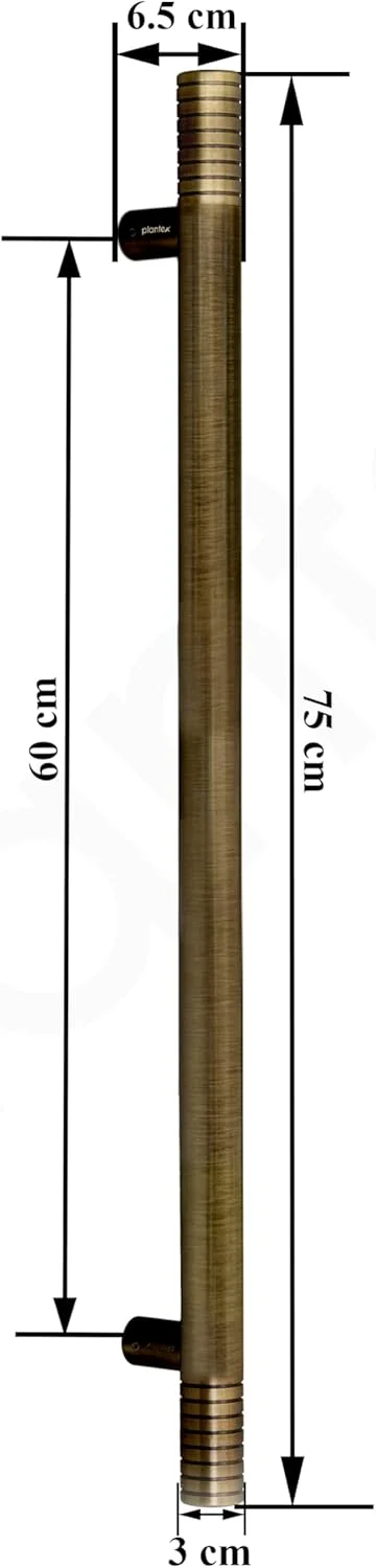 دستگیره درب سنگین پلنتکس / دکوراسیون درب و منزل / دستگیره اصلی درب 73 سانتی متری / دستگیره کششی-فشاری درب - بسته 1 عددی (APS-231- برنجی عتیقه) دستگیره درب سنگین پلنتکس / دکوراسیون درب و منزل / دستگیره اصلی درب 73 سانتی متری / دستگیره کششی-فشاری درب - بسته 1 عددی (APS-231- برنجی عتیقه)