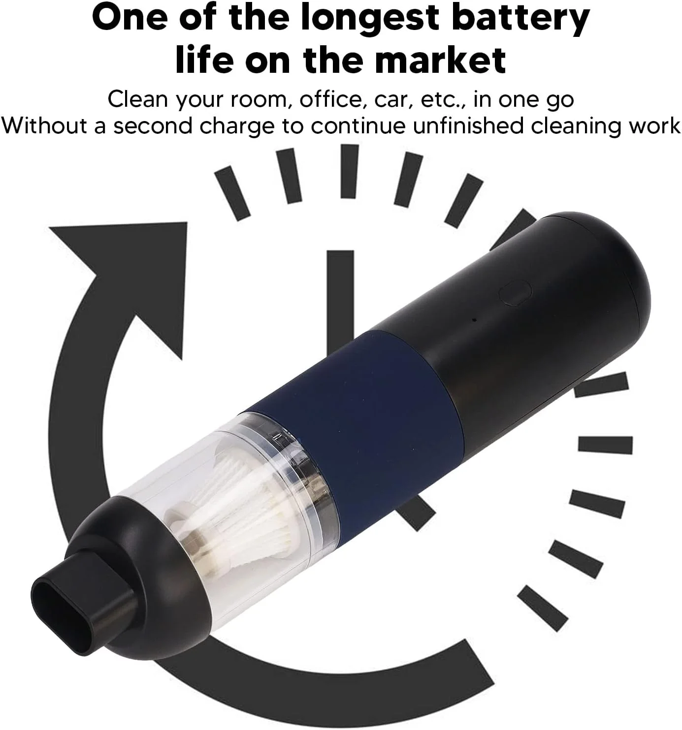 جاروبرقی دستی بیسیم Tihebeyan با مکش قوی و گردگیر برای استفاده صنعتی در خودرو، مدل Mini 20k Pa برای خانه، دفتر، مواد اتوماتیک/اندازه/رنگ/تعداد (مشکی و آبی) جاروبرقی دستی بیسیم Tihebeyan با مکش قوی و گردگیر برای استفاده صنعتی در خودرو، مدل Mini 20k Pa برای خانه، دفتر، مواد اتوماتیک/اندازه/رنگ/تعداد (مشکی و آبی)