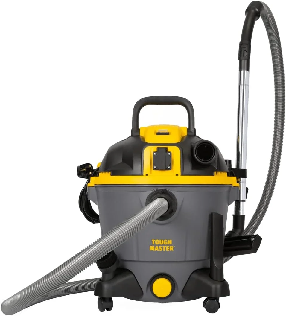 جاروبرقی تر و خشک صنعتی TOUGH MASTER، جاروبرقی صنعتی 35 لیتری برای سطوح چند منظوره با فیلتر HEPA، دسته تلسکوپی فلزی، پریز برق 1200 وات و عملکرد دمنده جاروبرقی تر و خشک صنعتی TOUGH MASTER، جاروبرقی صنعتی 35 لیتری برای سطوح چند منظوره با فیلتر HEPA، دسته تلسکوپی فلزی، پریز برق 1200 وات و عملکرد دمنده