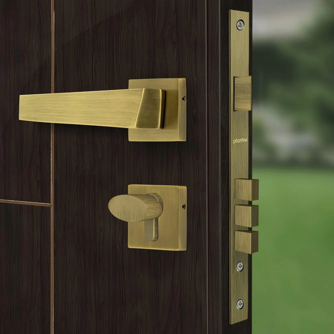 قفل زبانه ای سنگین برنجی Plantex Sumer 3015 با دستگیره درب، مناسب برای درب اصلی منزل، با دستگیره کششی/فشاری برای اتاق خواب/اداره/هتل به همراه 4 کلید (رنگ برنجی عتیقه) قفل زبانه ای سنگین برنجی Plantex Sumer 3015 با دستگیره درب، مناسب برای درب اصلی منزل، با دستگیره کششی/فشاری برای اتاق خواب/اداره/هتل به همراه 4 کلید (رنگ برنجی عتیقه)