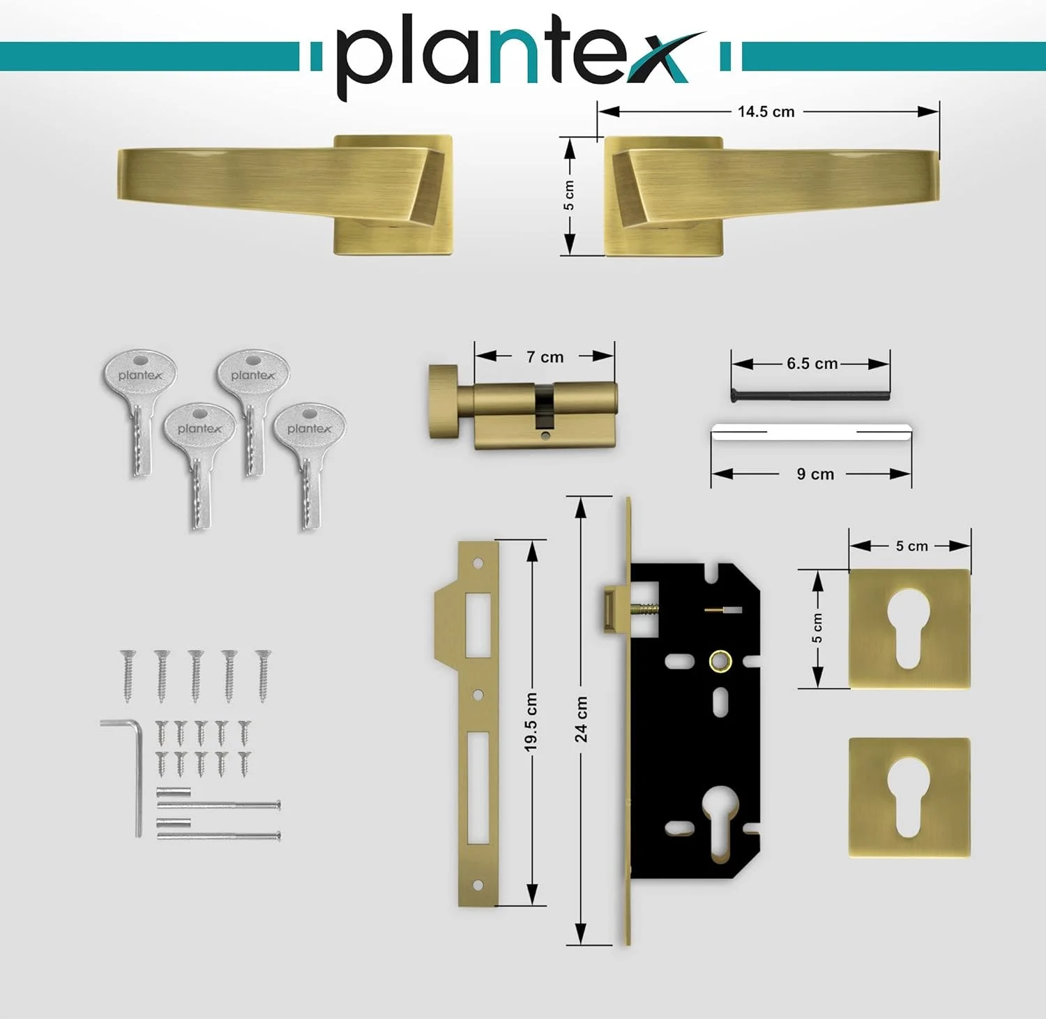قفل زبانه ای سنگین برنجی Plantex Sumer 3015 با دستگیره درب، مناسب برای درب اصلی منزل، با دستگیره کششی/فشاری برای اتاق خواب/اداره/هتل به همراه 4 کلید (رنگ برنجی عتیقه) قفل زبانه ای سنگین برنجی Plantex Sumer 3015 با دستگیره درب، مناسب برای درب اصلی منزل، با دستگیره کششی/فشاری برای اتاق خواب/اداره/هتل به همراه 4 کلید (رنگ برنجی عتیقه)