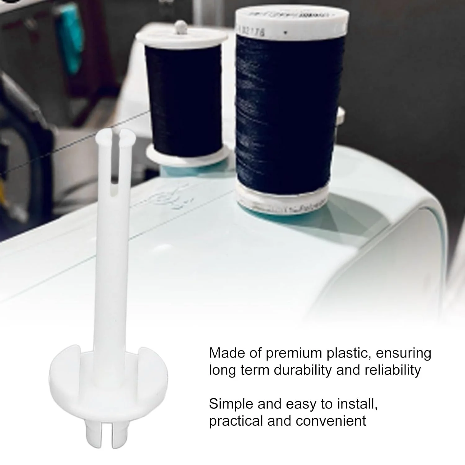 قطعات چرخ خیاطی، میله قرقره پلاستیکی فشرده چرخ خیاطی 4 عددی مدل 141000516، جایگزین پلاستیکی میله قرقره برای چرخ خیاطی های چند منظوره خانگی قطعات چرخ خیاطی، میله قرقره پلاستیکی فشرده چرخ خیاطی 4 عددی مدل 141000516، جایگزین پلاستیکی میله قرقره برای چرخ خیاطی های چند منظوره خانگی