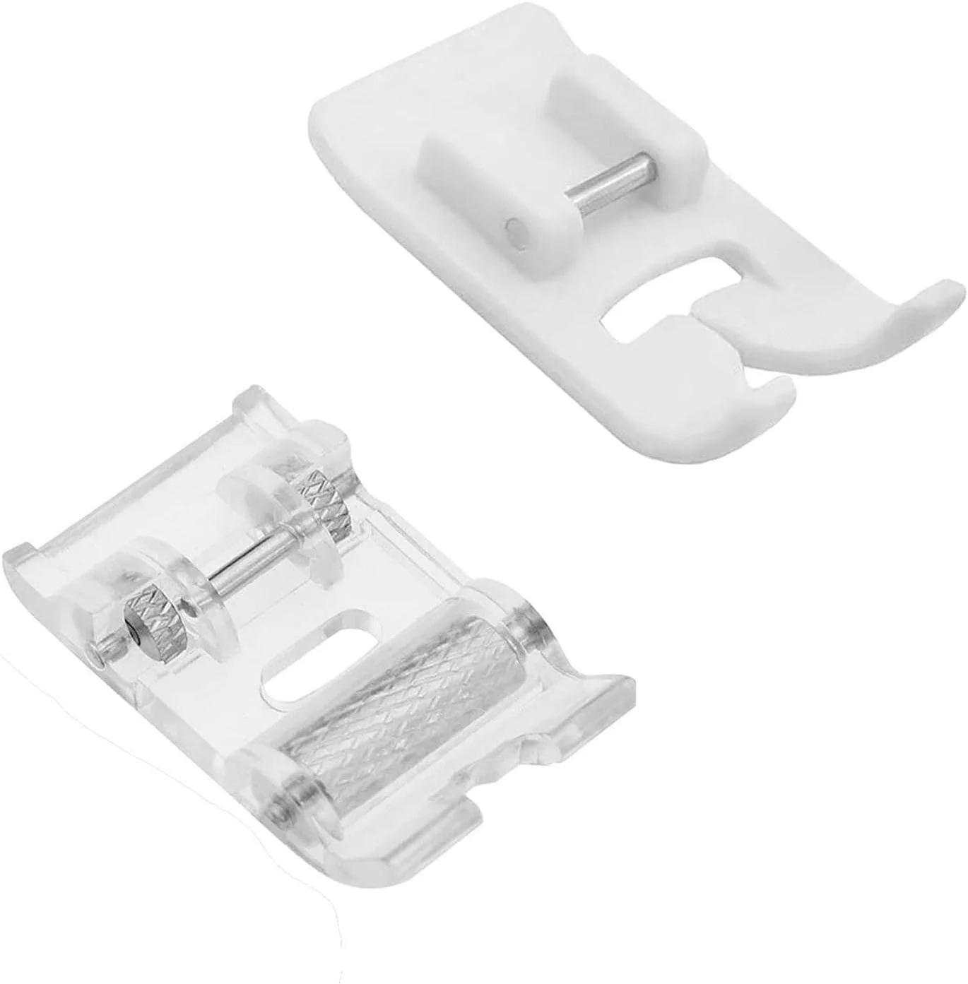 ست پایه چرخ خیاطی دو عددی ساق کوتاه – پایه غلطکی و زیگزاگ نچسب برای سینگر، برادر، بیبی لاک، ژانومه | تغذیه آسان پارچه و دوخت ست پایه چرخ خیاطی دو عددی ساق کوتاه – پایه غلطکی و زیگزاگ نچسب برای سینگر، برادر، بیبی لاک، ژانومه | تغذیه آسان پارچه و دوخت