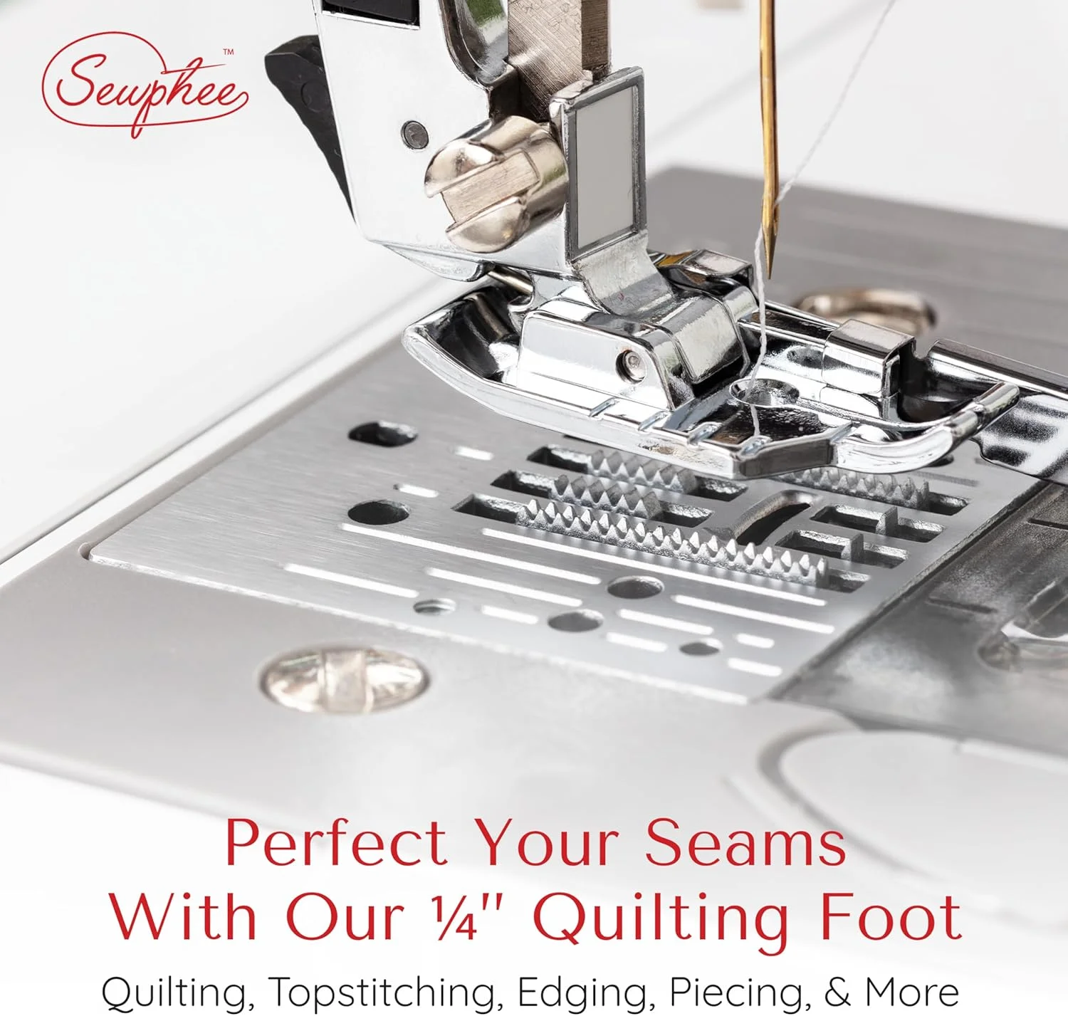 پایه دوخت یک چهارم اینچی ارتقا یافته 2025 با راهنما لبه – پایه چرخ خیاطی 1/4 اینچی برای چرخ خیاطی های ساق کوتاه – پایه دوخت استیل ضد زنگ و اتصال پایه لحاف دوزی برای لحاف دوزی با درز مستقیم پایه دوخت یک چهارم اینچی ارتقا یافته 2025 با راهنما لبه – پایه چرخ خیاطی 1/4 اینچی برای چرخ خیاطی های ساق کوتاه – پایه دوخت استیل ضد زنگ و اتصال پایه لحاف دوزی برای لحاف دوزی با درز مستقیم