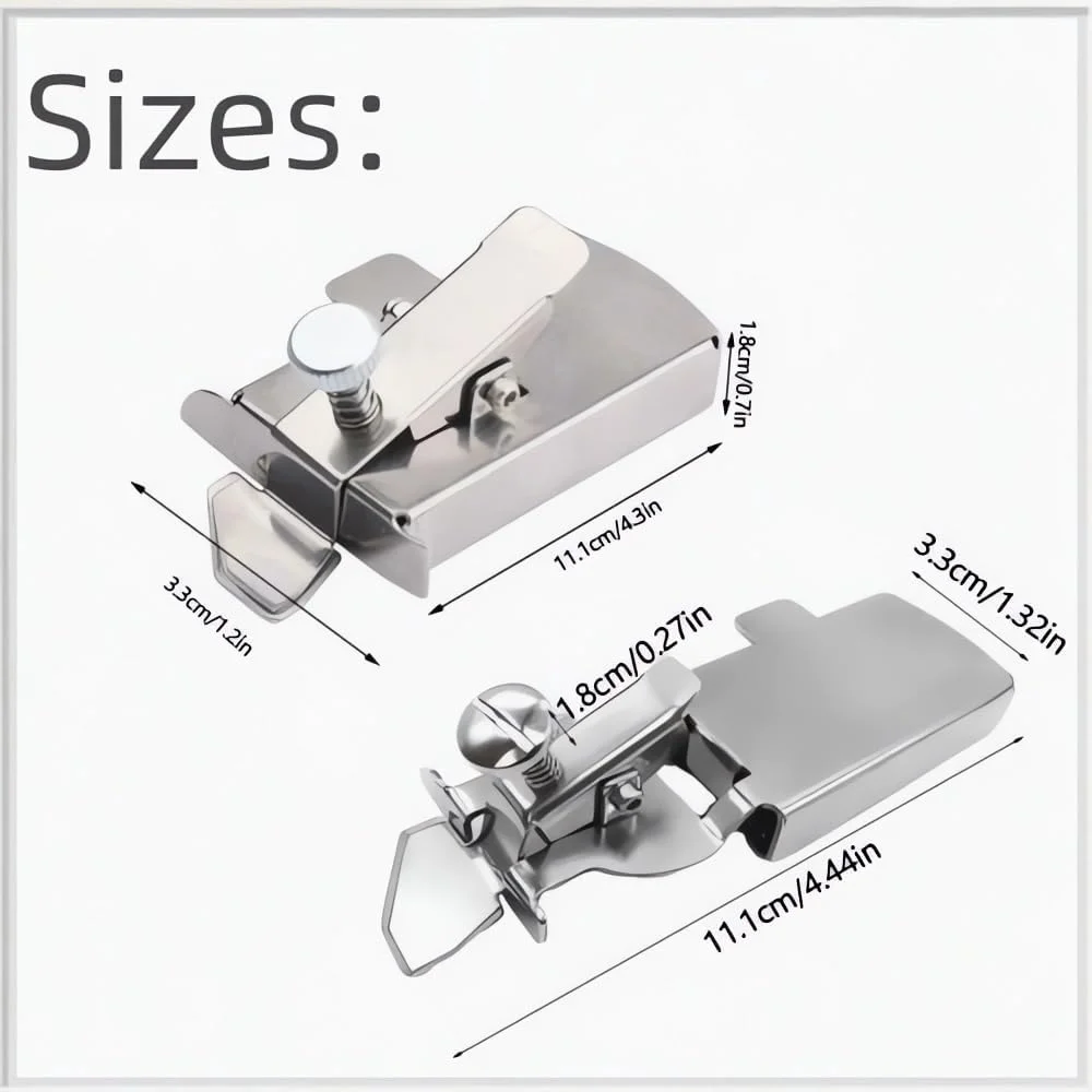 2 عدد راهنمای درز مغناطیسی - راهنمای درز مغناطیسی جدید 2024 برای چرخ خیاطی، خط کش راهنمای درز جهانی چند منظوره خط مستقیم، خط کش خیاطی برای اکثر عرض ها، همه چرخ خیاطی ها (نقره ای) 2 عدد راهنمای درز مغناطیسی - راهنمای درز مغناطیسی جدید 2024 برای چرخ خیاطی، خط کش راهنمای درز جهانی چند منظوره خط مستقیم، خط کش خیاطی برای اکثر عرض ها، همه چرخ خیاطی ها (نقره ای)