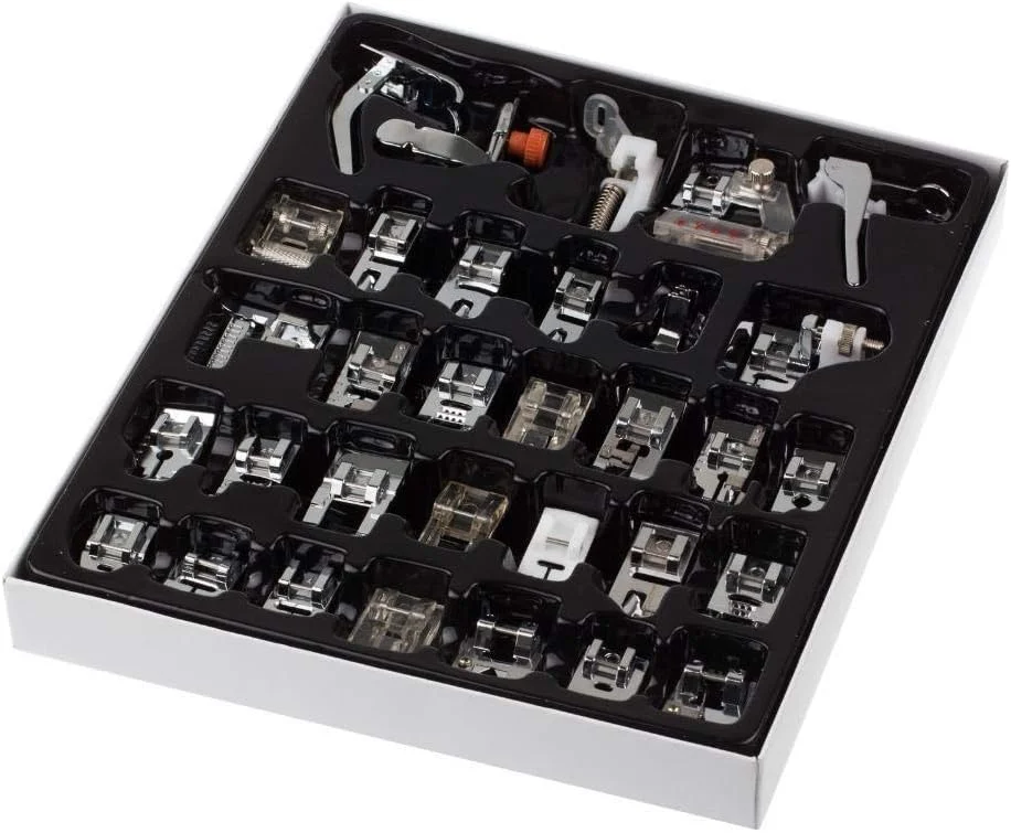 مجموعه ۳۲ عددی پایه های چرخ خیاطی خانگی مجموعه ۳۲ عددی پایه های چرخ خیاطی خانگی