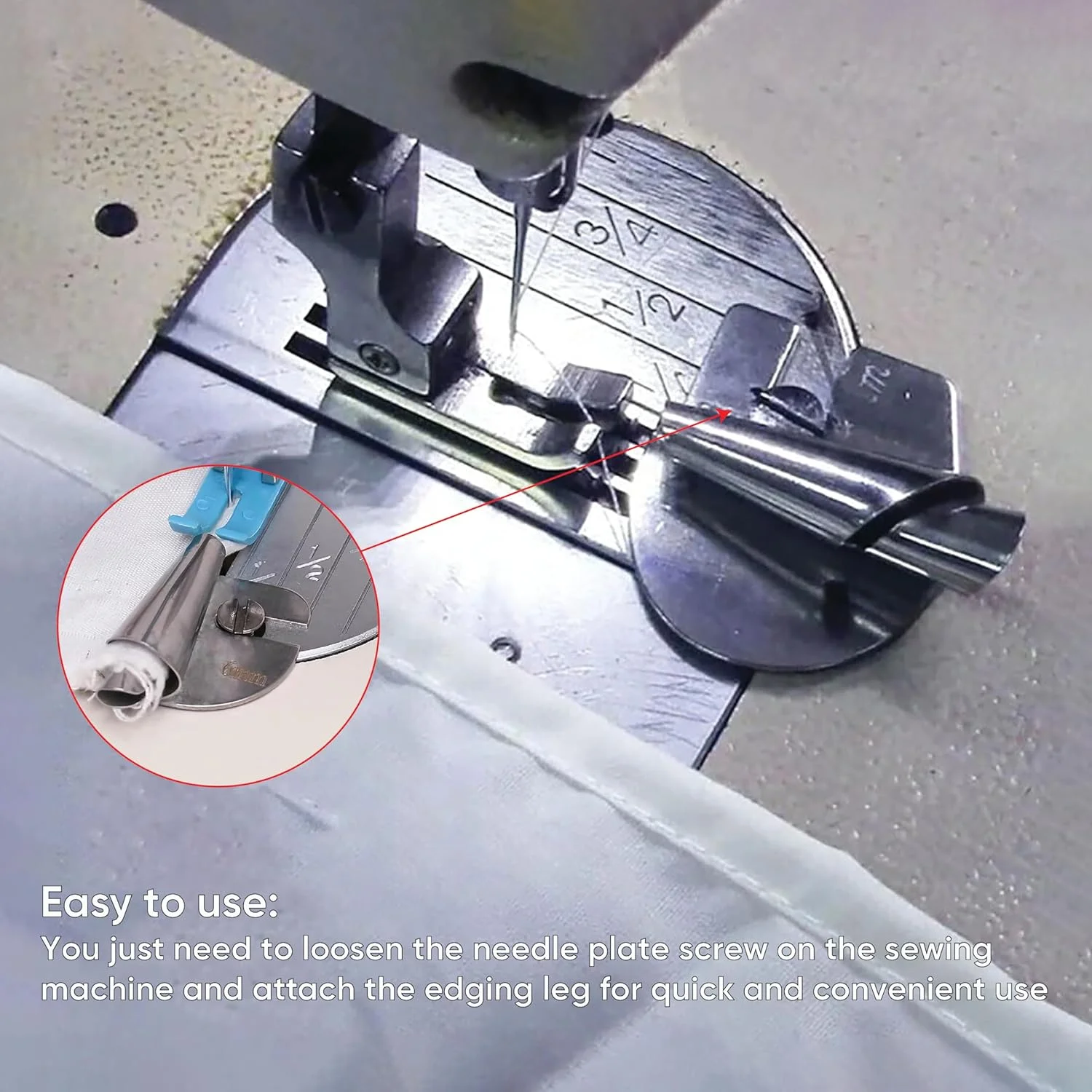 ست 8 عددی پایه لب تو جهانی چرخ خیاطی - [0.3 تا 1 سانتیمتر] - پایه فشارنده لبه پهن، پایه لب تو چرخ خیاطی، پایه لب تو اسکرول منحنی صنعتی خانگی - مخلوط 8 سایز