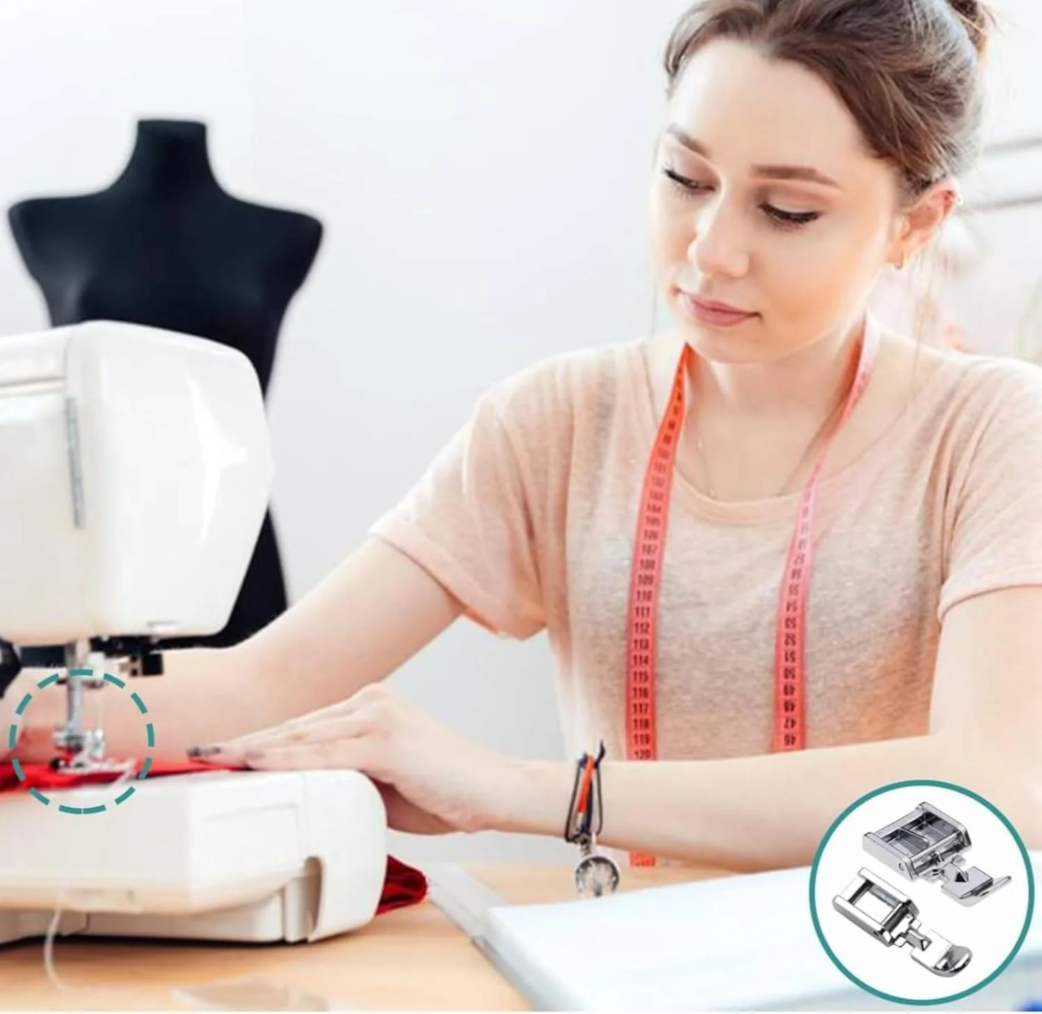 پایه زیپ دوزی 4 عددی برای چرخ خیاطی - 2 پایه کوچک و 2 پایه بزرگ، لوازم جانبی خیاطی خانگی جهانی با سایزهای مختلف زیپ پایه زیپ دوزی 4 عددی برای چرخ خیاطی - 2 پایه کوچک و 2 پایه بزرگ، لوازم جانبی خیاطی خانگی جهانی با سایزهای مختلف زیپ