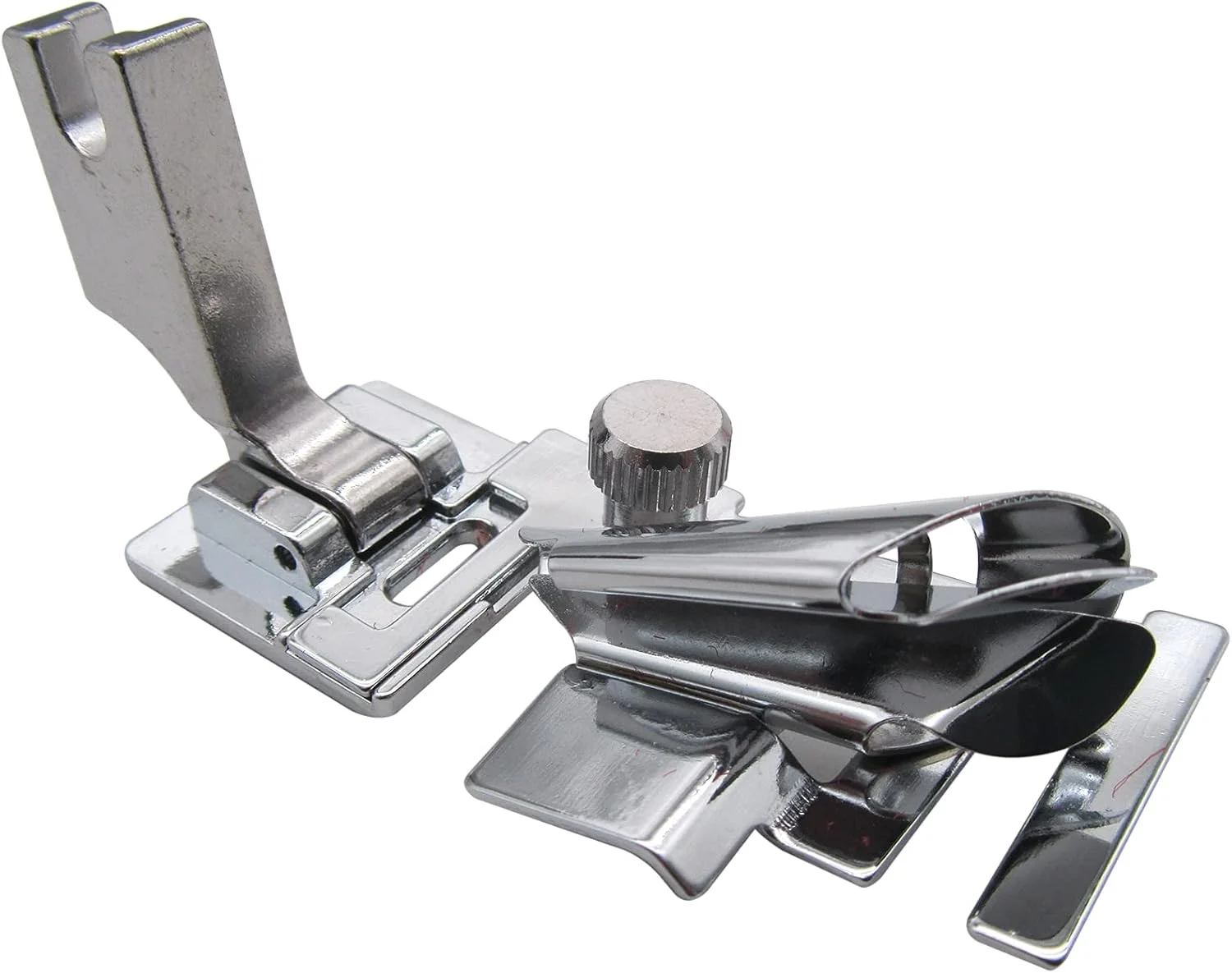 پایه نوار اریب یک طرفه فلزی با ساق بلند 1/4 اینچی #940860000 برند CKPSMS، سازگار با/جایگزین برای چرخ خیاطی های ساق بلند Brother PQ1300، Janome 1600P و Juki DDL-8700