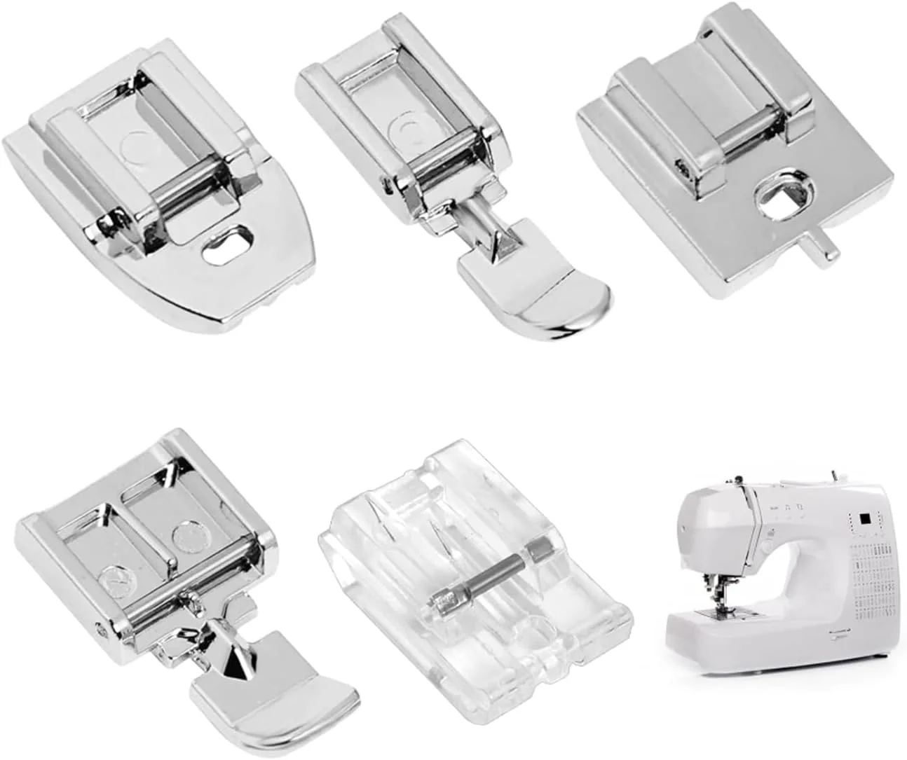 مجموعه 5 عددی لوازم جانبی چرخ خیاطی با قابلیت تنظیم طول و عرض دوخت، لوازم جانبی پایه چرخ خیاطی، مناسب مبتدیان، سردوز، چرخ خیاطی، طرح دوخت، چراغ خیاطی، سوزن نخ کن اتوماتیک، دوخت معکوس مجموعه 5 عددی لوازم جانبی چرخ خیاطی با قابلیت تنظیم طول و عرض دوخت، لوازم جانبی پایه چرخ خیاطی، مناسب مبتدیان، سردوز، چرخ خیاطی، طرح دوخت، چراغ خیاطی، سوزن نخ کن اتوماتیک، دوخت معکوس