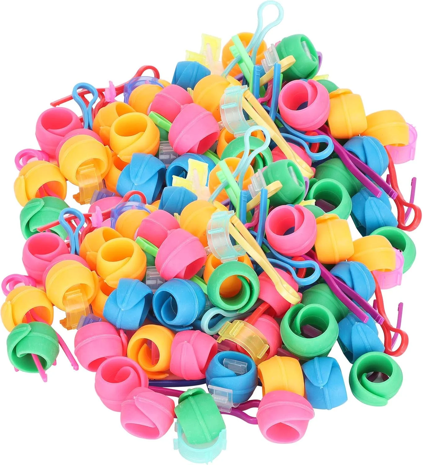 100 عدد گیره نگهدارنده ماسوره، لوازم جانبی خیاطی ضد افتادن نخ، سازمان دهنده های قرقره نخ برای چرخ خیاطی، مناسب برای لحاف دوزی، کاردستی و پروژه های DIY 100 عدد گیره نگهدارنده ماسوره، لوازم جانبی خیاطی ضد افتادن نخ، سازمان دهنده های قرقره نخ برای چرخ خیاطی، مناسب برای لحاف دوزی، کاردستی و پروژه های DIY