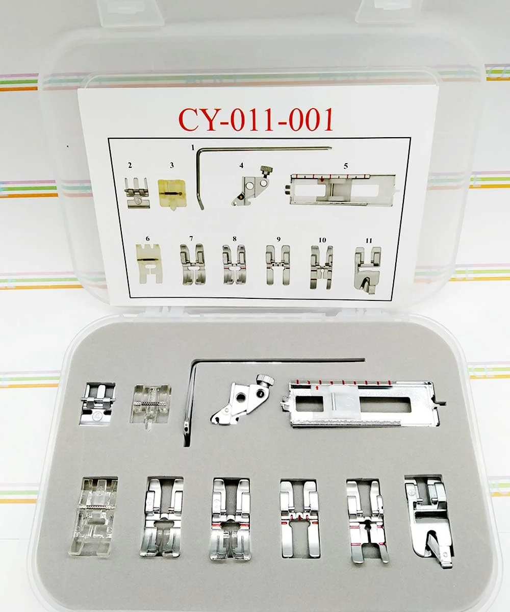 پایه های فشاری ACICE برای چرخ خیاطی خانگی Pfaff، بسته 11 عددی پایه های فشاری ACICE برای چرخ خیاطی خانگی Pfaff، بسته 11 عددی