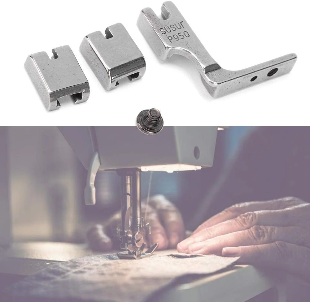 دو عدد لوازم جانبی پایه چرخ خیاطی، پایه چیندار P950 فلزی مناسب چرخ خیاطی صنعتی و چرخ خیاطی کامپیوتری دو عدد لوازم جانبی پایه چرخ خیاطی، پایه چیندار P950 فلزی مناسب چرخ خیاطی صنعتی و چرخ خیاطی کامپیوتری