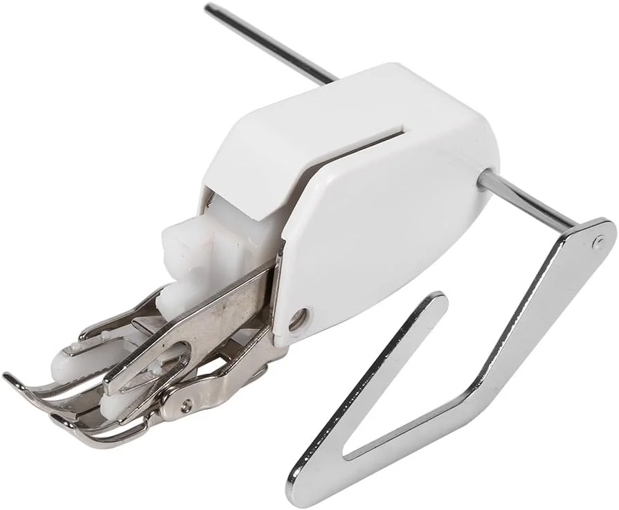 پایه راه رونده، لوازم جانبی چرخ خیاطی برای تکه دوزی و خیاطی با میله، پارچه ضخیم و چند لایه، مناسب برای چرم، مخمل، ساتن (فشار دهنده همزمان 5 میلی متری) پایه راه رونده، لوازم جانبی چرخ خیاطی برای تکه دوزی و خیاطی با میله، پارچه ضخیم و چند لایه، مناسب برای چرم، مخمل، ساتن (فشار دهنده همزمان 5 میلی متری)