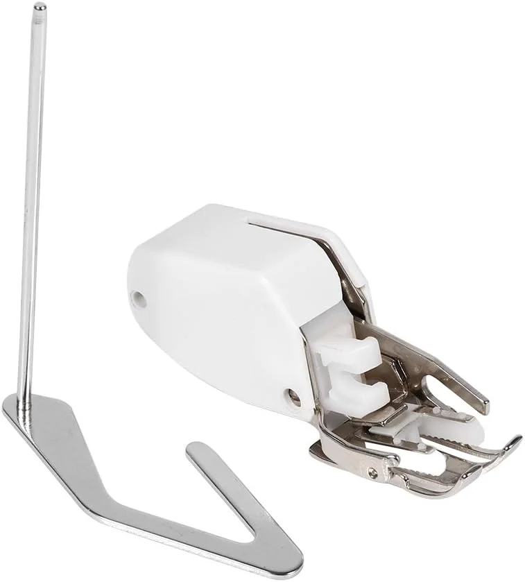 پایه راه رونده، لوازم جانبی چرخ خیاطی برای تکه دوزی و خیاطی با میله، پارچه ضخیم و چند لایه، مناسب برای چرم، مخمل، ساتن (فشار دهنده همزمان 5 میلی متری)