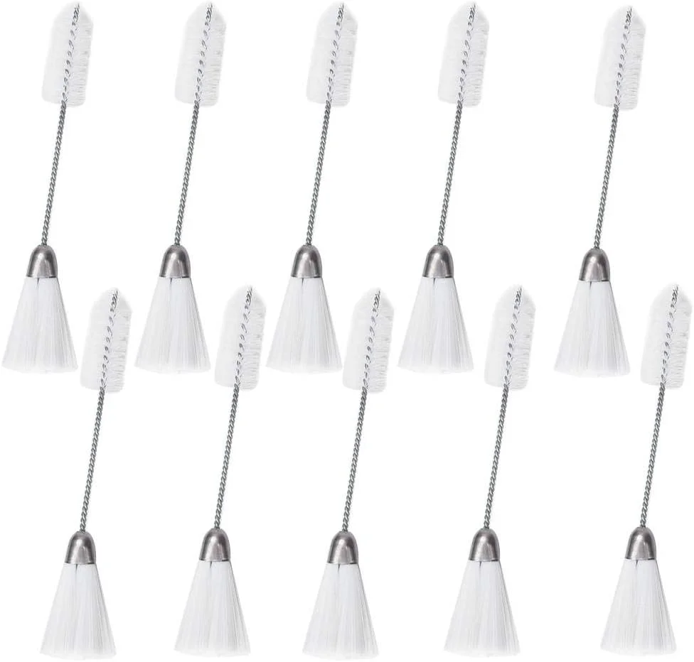 ابزار خیاطی، ست 10 عددی برس تمیز کننده چرخ خیاطی دو سر، رنگ سفید، پاک کننده گرد و غبار، منگنه لحاف دوزی، اپلیکاتور دوگانه ابزار خیاطی، ست 10 عددی برس تمیز کننده چرخ خیاطی دو سر، رنگ سفید، پاک کننده گرد و غبار، منگنه لحاف دوزی، اپلیکاتور دوگانه