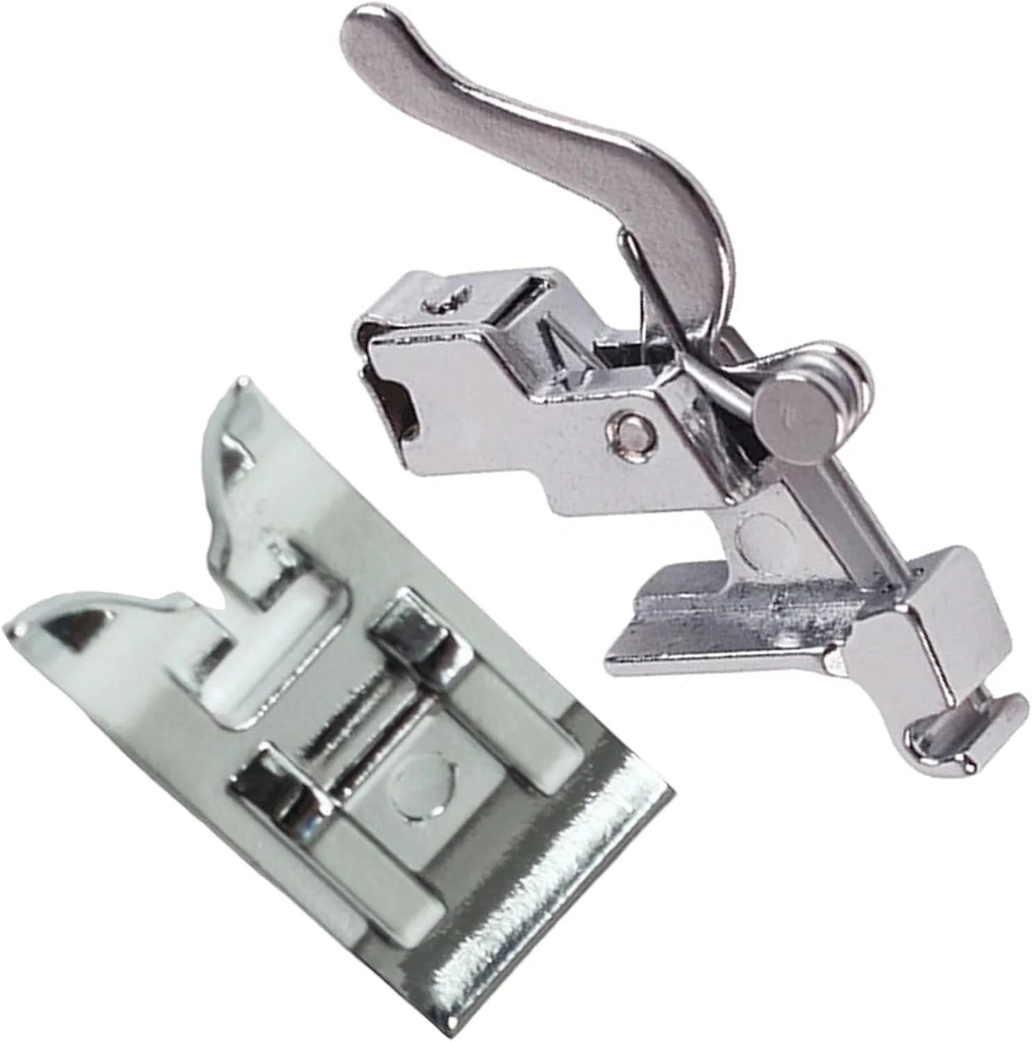 ۲ عدد پایه فلزی مقاوم و آداپتورهای فشاری به همراه پایه لحاف دوزی برای استفاده خانگی در چرخ خیاطی های خانگی ۲ عدد پایه فلزی مقاوم و آداپتورهای فشاری به همراه پایه لحاف دوزی برای استفاده خانگی در چرخ خیاطی های خانگی