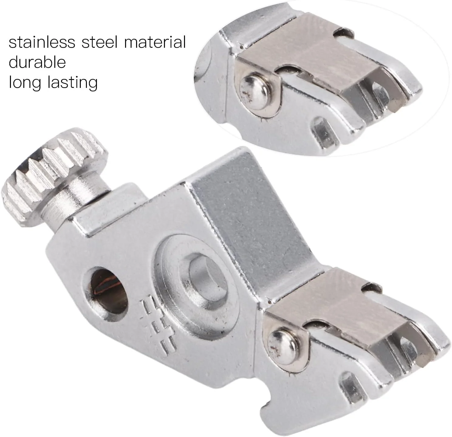 آداپتور پایه فشاری با ساق کوتاه گیره ای، آداپتور پشتیبانی گیره ای با ساق کوتاه برای پایه فشاری چرخ خیاطی با ساق کوتاه Pfaff برای کمک به کار خیاطی