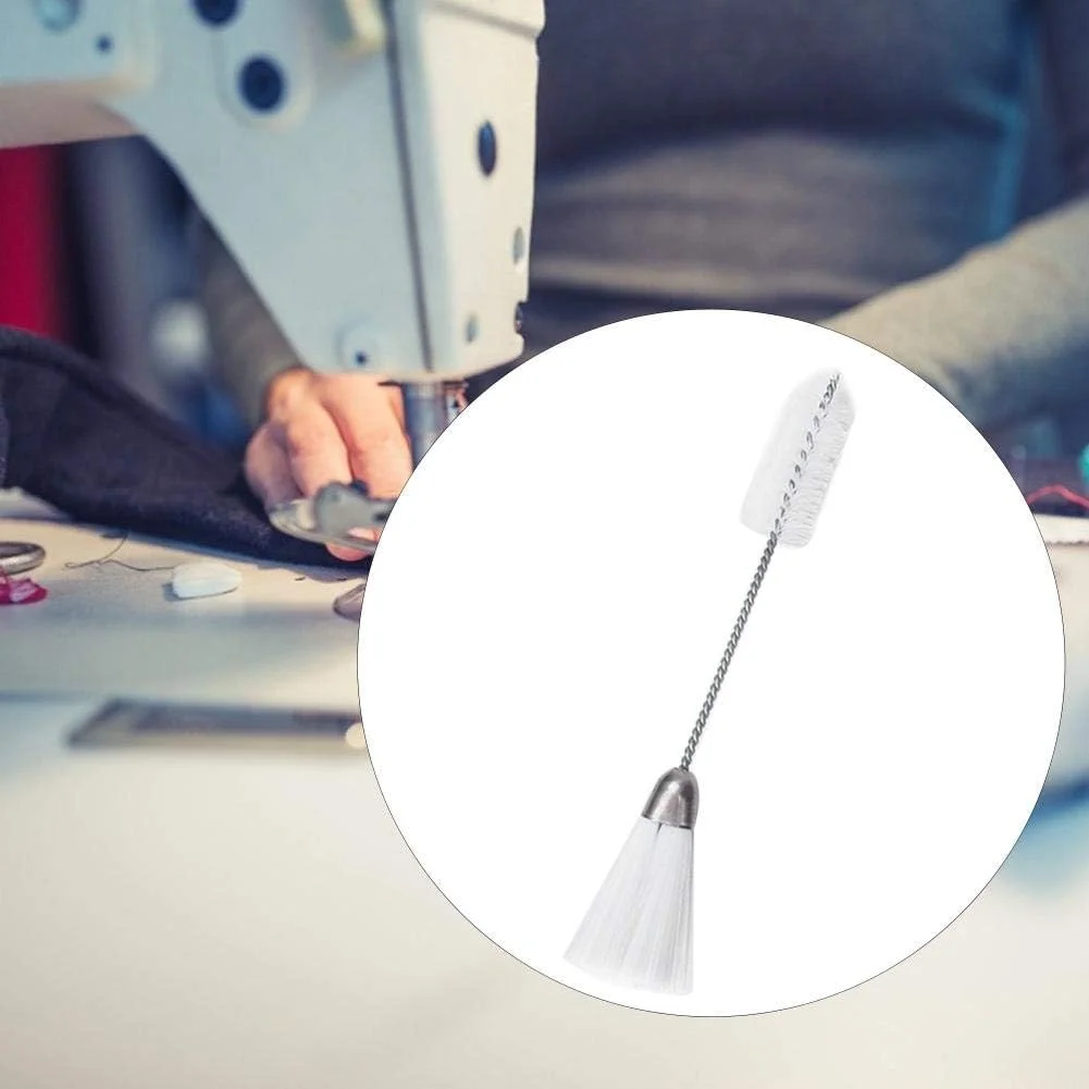ابزار خیاطی، ست 10 عددی برس تمیز کننده چرخ خیاطی دو سر، رنگ سفید، پاک کننده گرد و غبار، منگنه لحاف دوزی، اپلیکاتور دوگانه ابزار خیاطی، ست 10 عددی برس تمیز کننده چرخ خیاطی دو سر، رنگ سفید، پاک کننده گرد و غبار، منگنه لحاف دوزی، اپلیکاتور دوگانه
