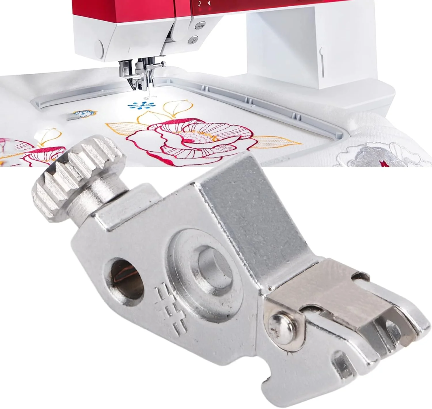 آداپتور پایه پایین برای چرخ خیاطی فاف، جایگزینی آسان، پایه کمکی استیل ضد زنگ برای کمک به کار خیاطی آداپتور پایه پایین برای چرخ خیاطی فاف، جایگزینی آسان، پایه کمکی استیل ضد زنگ برای کمک به کار خیاطی