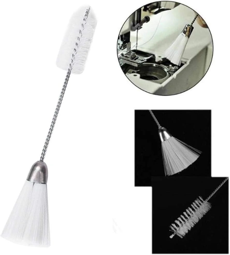 ابزار خیاطی، ست 10 عددی برس تمیز کننده چرخ خیاطی دو سر، رنگ سفید، پاک کننده گرد و غبار، منگنه لحاف دوزی، اپلیکاتور دوگانه ابزار خیاطی، ست 10 عددی برس تمیز کننده چرخ خیاطی دو سر، رنگ سفید، پاک کننده گرد و غبار، منگنه لحاف دوزی، اپلیکاتور دوگانه