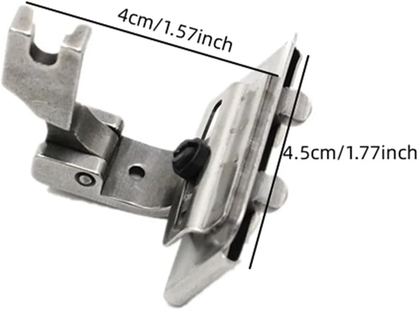 پایه دوخت نوار اریب قابل تنظیم چپ و راست، مناسب برای اتصال توری، تسمه، نوار لاستیکی و کش در چرخ خیاطی های صنعتی پایه دوخت نوار اریب قابل تنظیم چپ و راست، مناسب برای اتصال توری، تسمه، نوار لاستیکی و کش در چرخ خیاطی های صنعتی