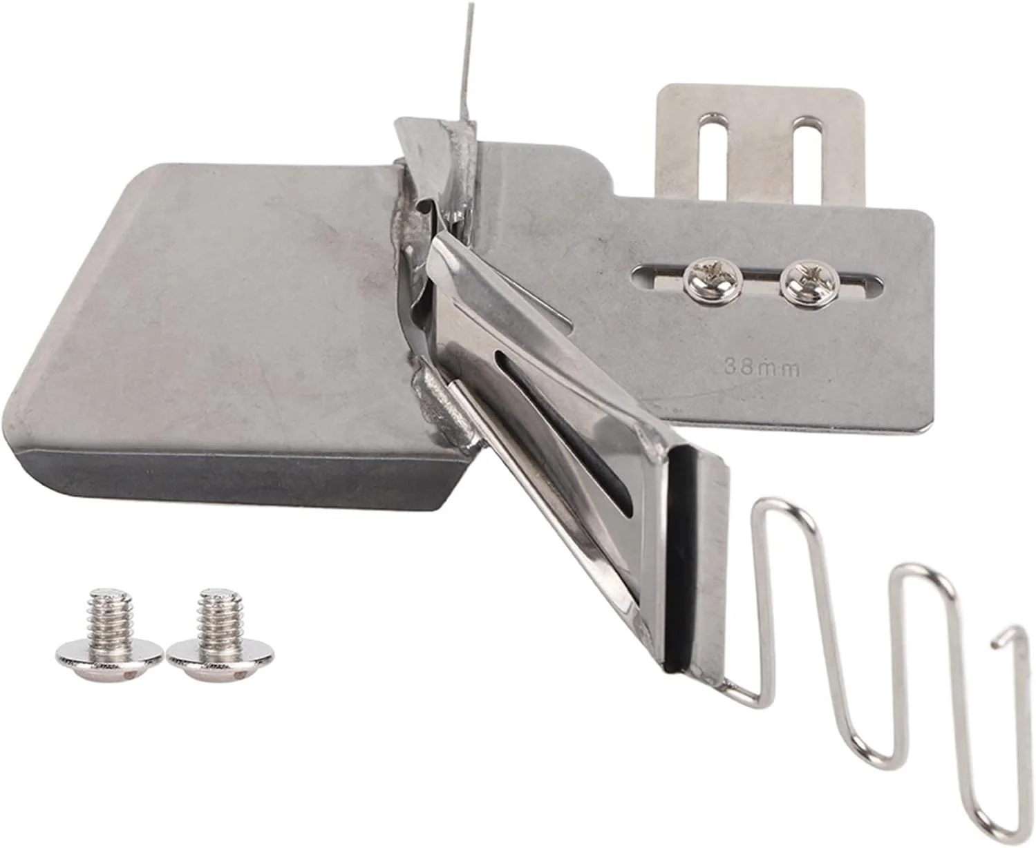 لبه دوز دو قلو تاشو قابل تنظیم، 100 عدد نخ دمسه، جنس آلیاژ، پایه لب تو برای قطعات ماشین های دوخت صنعتی، لوازم جانبی، برای (38 میلی متر) لبه دوز دو قلو تاشو قابل تنظیم، 100 عدد نخ دمسه، جنس آلیاژ، پایه لب تو برای قطعات ماشین های دوخت صنعتی، لوازم جانبی، برای (38 میلی متر)