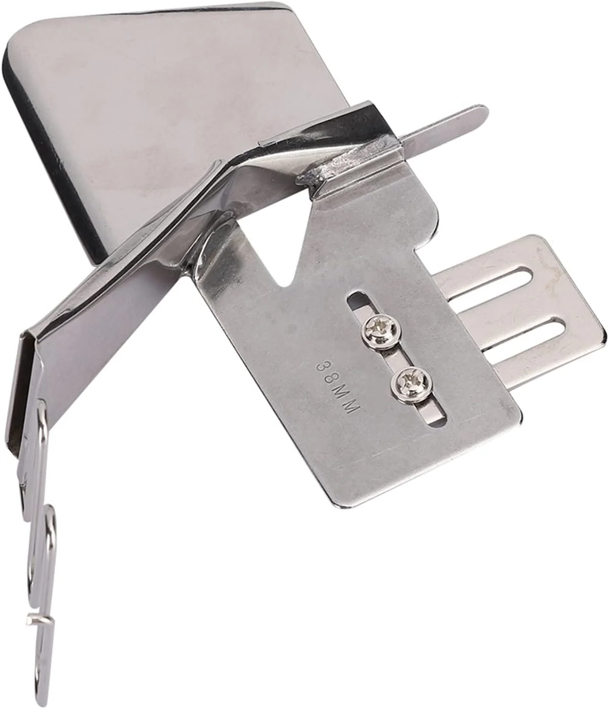 لبه دوز دو قلو تاشو قابل تنظیم، 100 عدد نخ دمسه، جنس آلیاژ، پایه لب تو برای قطعات ماشین های دوخت صنعتی، لوازم جانبی، برای (38 میلی متر) لبه دوز دو قلو تاشو قابل تنظیم، 100 عدد نخ دمسه، جنس آلیاژ، پایه لب تو برای قطعات ماشین های دوخت صنعتی، لوازم جانبی، برای (38 میلی متر)