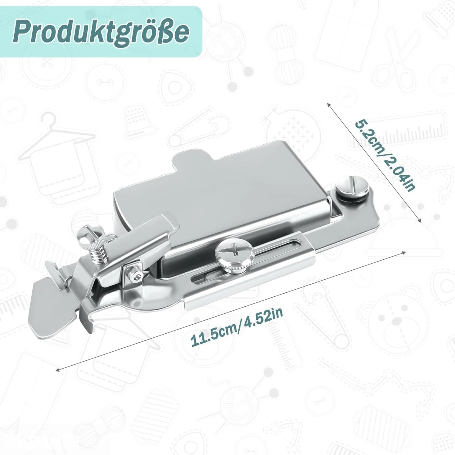 راهنمای درز مغناطیسی Cumdel برای چرخ خیاطی، لوازم جانبی چرخ خیاطی قابل تنظیم، دستگاه اندازه گیری مغناطیسی چند منظوره ضد فر، قطعات یدکی و لوازم جانبی چرخ خیاطی