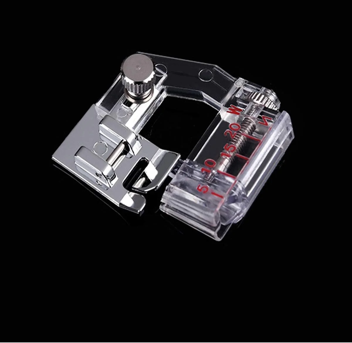 پایه نوار اریب قابل تنظیم برای همه چرخ خیاطی های خانگی با پایه کوتاه شامل سینگر، برادر، بیبی لاک، یورو پرو، ژانومه، کنمور، وایت، جوکی، نیو هوم، سیمپلیسیتی، النا و غیره - محدوده قابل تنظیم از 5 میلی متر تا 20 میلی متر پایه نوار اریب قابل تنظیم برای همه چرخ خیاطی های خانگی با پایه کوتاه شامل سینگر، برادر، بیبی لاک، یورو پرو، ژانومه، کنمور، وایت، جوکی، نیو هوم، سیمپلیسیتی، النا و غیره - محدوده قابل تنظیم از 5 میلی متر تا 20 میلی متر