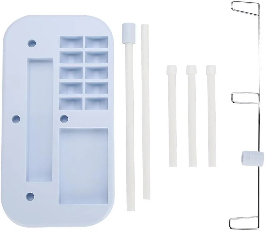 پایه نگهدارنده نخ گلدوزی 3 مخروطی قابل تنظیم برای چرخ خیاطی پایه نگهدارنده نخ گلدوزی 3 مخروطی قابل تنظیم برای چرخ خیاطی