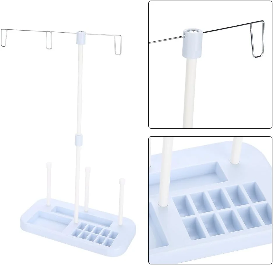 پایه نگهدارنده نخ گلدوزی 3 مخروطی قابل تنظیم برای چرخ خیاطی