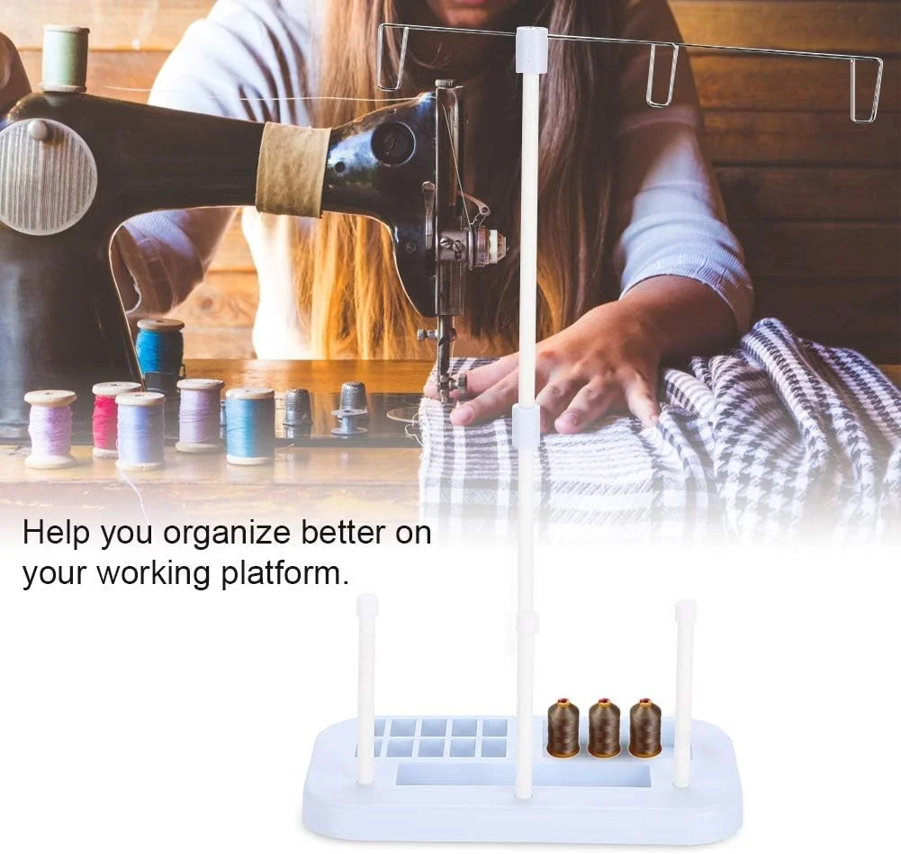 پایه نگهدارنده نخ گلدوزی 3 مخروطی قابل تنظیم برای چرخ خیاطی