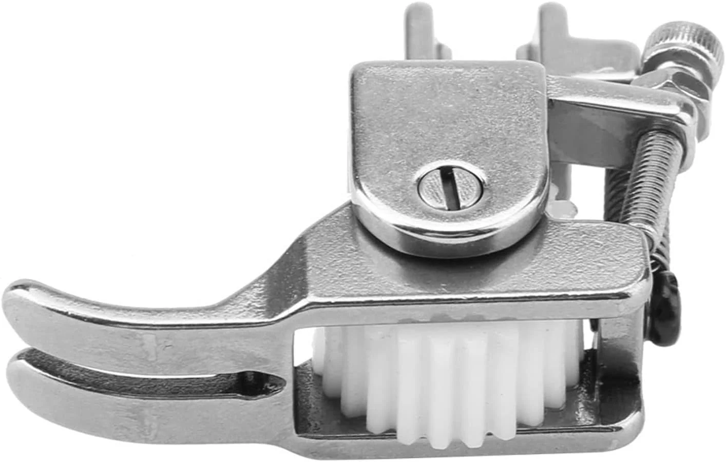 پایه چرخ خیاطی غلطکی قابل تنظیم برای پارچه های ضخیم چرمی، جنس فولادی، مناسب برای پالتو، کاپشن، کت پشمی (پایه با چرخ نایلونی) پایه چرخ خیاطی غلطکی قابل تنظیم برای پارچه های ضخیم چرمی، جنس فولادی، مناسب برای پالتو، کاپشن، کت پشمی (پایه با چرخ نایلونی)