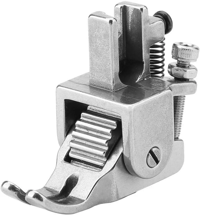 پایه غلطکی قابل تنظیم، پایه دوخت لبه گرد برای چرم، پارچه ضخیم، جمع کردن پارچه، ایجاد چین و پلیسه - خیاطی و لوازم جانبی