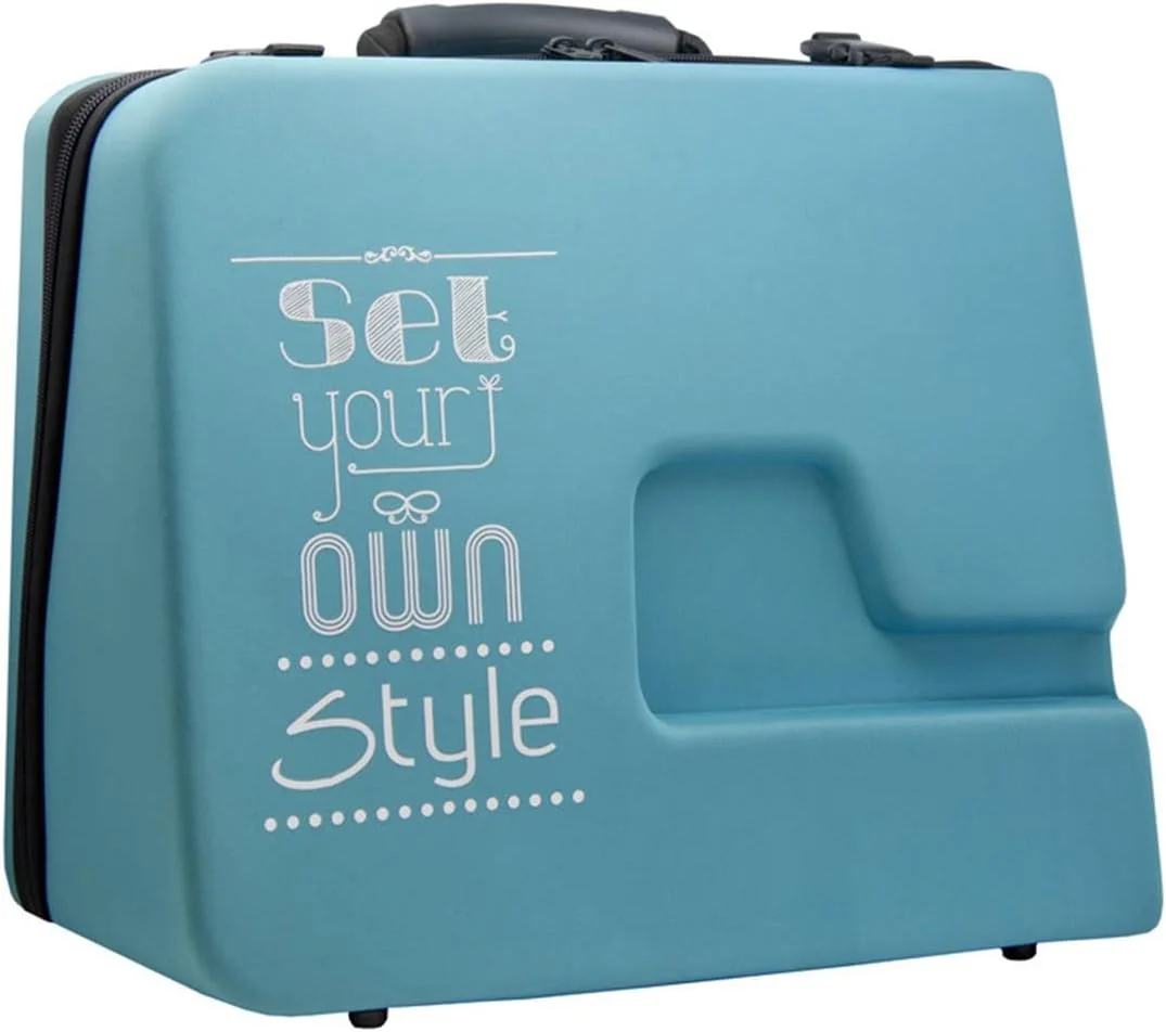 کیف نگهداری نیمه سخت ALFA برای چرخ خیاطی، سایز واحد، آبی