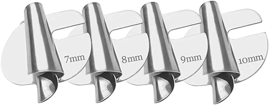 لبه دوز چرخ خیاطی آنکلو، 4 عددی، مناسب چرخ خیاطی های صنعتی و خانگی، سایزهای 7، 8، 9 و 10 میلی متر