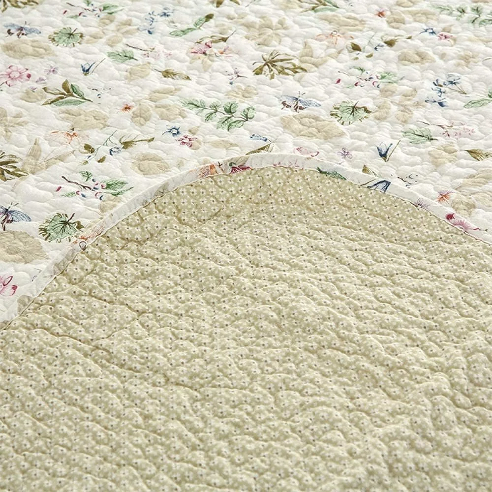 روتختی دو نفره سایز کینگ GBMULG لحاف 230X250 سانتی متر روکش تخت خواب 3 تکه، تکه دوزی - 230X250 سانتی متر، تکه دوزی - کینگ 230X250 سانتی متر