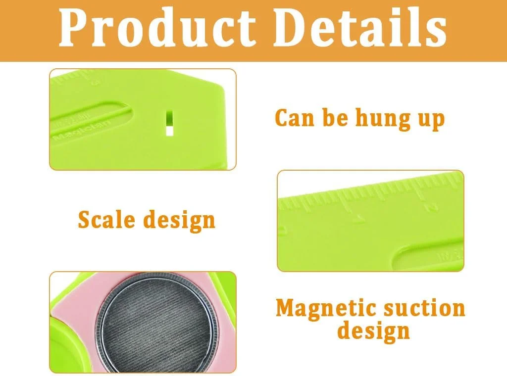 راهنمای درز مغناطیسی آنلیسینگ برای چرخ خیاطی، 4 عدد، راهنمای خیاطی مغناطیسی چند ضلعی، راهنمای درز مغناطیسی با مقیاس، برای چرخ خیاطی (4 رنگ) راهنمای درز مغناطیسی آنلیسینگ برای چرخ خیاطی، 4 عدد، راهنمای خیاطی مغناطیسی چند ضلعی، راهنمای درز مغناطیسی با مقیاس، برای چرخ خیاطی (4 رنگ)