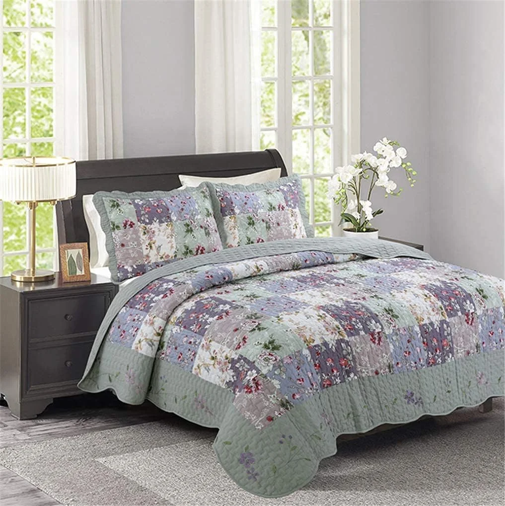 روتختی 240 در 260 سانتی متر، روتختی نخی برای تخت 150 یا 180، به عنوان ملحفه یا پتو، 2 روبالشی 50 در 70 سانتی متر