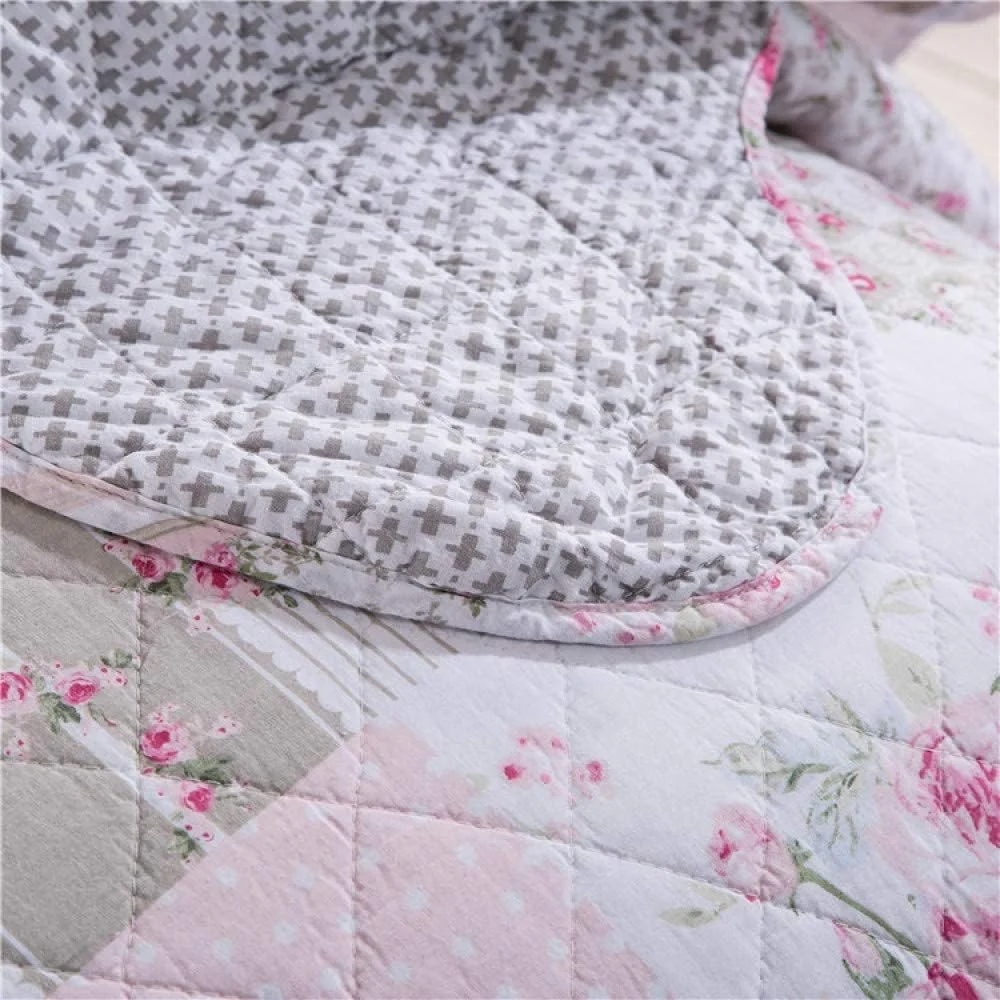 روتختی لوکس 3 تکه طرح چهل تکه لحافی دو نفره سایز بزرگ 230 در 250 سانتی متر طرح دار سبک وزن رو تختی تزئینی، 230CM250CM، 230cm*250cm- روتختی لوکس 3 تکه طرح چهل تکه لحافی دو نفره سایز بزرگ 230 در 250 سانتی متر طرح دار سبک وزن رو تختی تزئینی، 230CM250CM، 230cm*250cm-