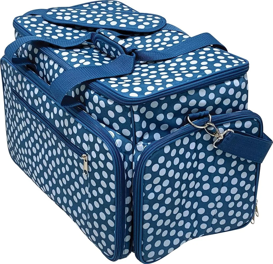 کیف نگهداری چرخ خیاطی آرتیمیو - خال خال آبی - 43 x 24 x 30.5 سانتی متر - چند منظوره با محفظه، چند رنگ، 43x24x30,5cm، مدرن کیف نگهداری چرخ خیاطی آرتیمیو - خال خال آبی - 43 x 24 x 30.5 سانتی متر - چند منظوره با محفظه، چند رنگ، 43x24x30,5cm، مدرن