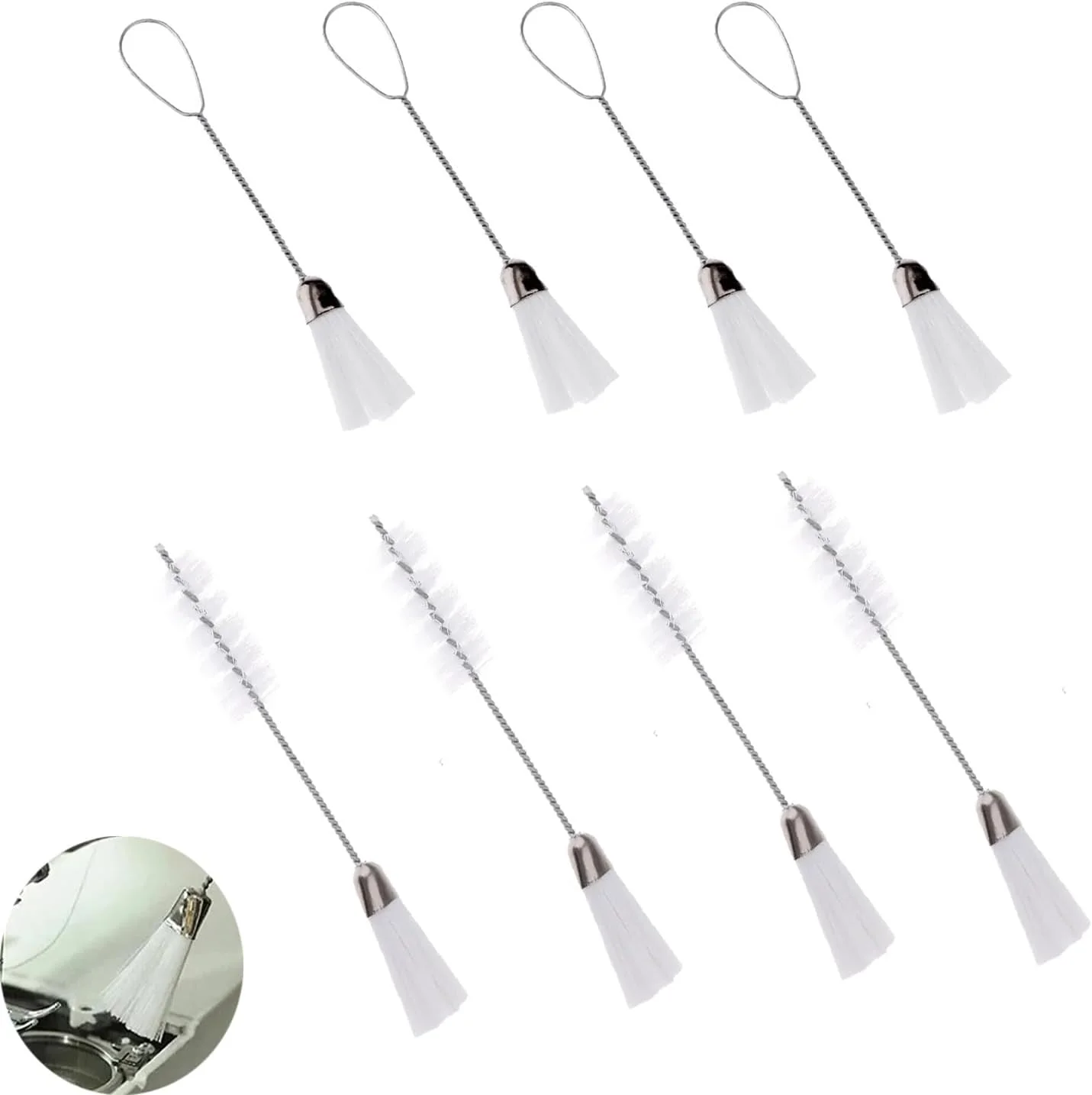 مجموعه ۸ عددی برس تمیز کننده چرخ خیاطی، برس جزئیات گرد و غبار، برس تمیز کننده دو سر برای صفحه کلید، کامپیوتر، دریچه های هوا خودرو، ناحیه ماسوره و فضاهای تنگ مجموعه ۸ عددی برس تمیز کننده چرخ خیاطی، برس جزئیات گرد و غبار، برس تمیز کننده دو سر برای صفحه کلید، کامپیوتر، دریچه های هوا خودرو، ناحیه ماسوره و فضاهای تنگ