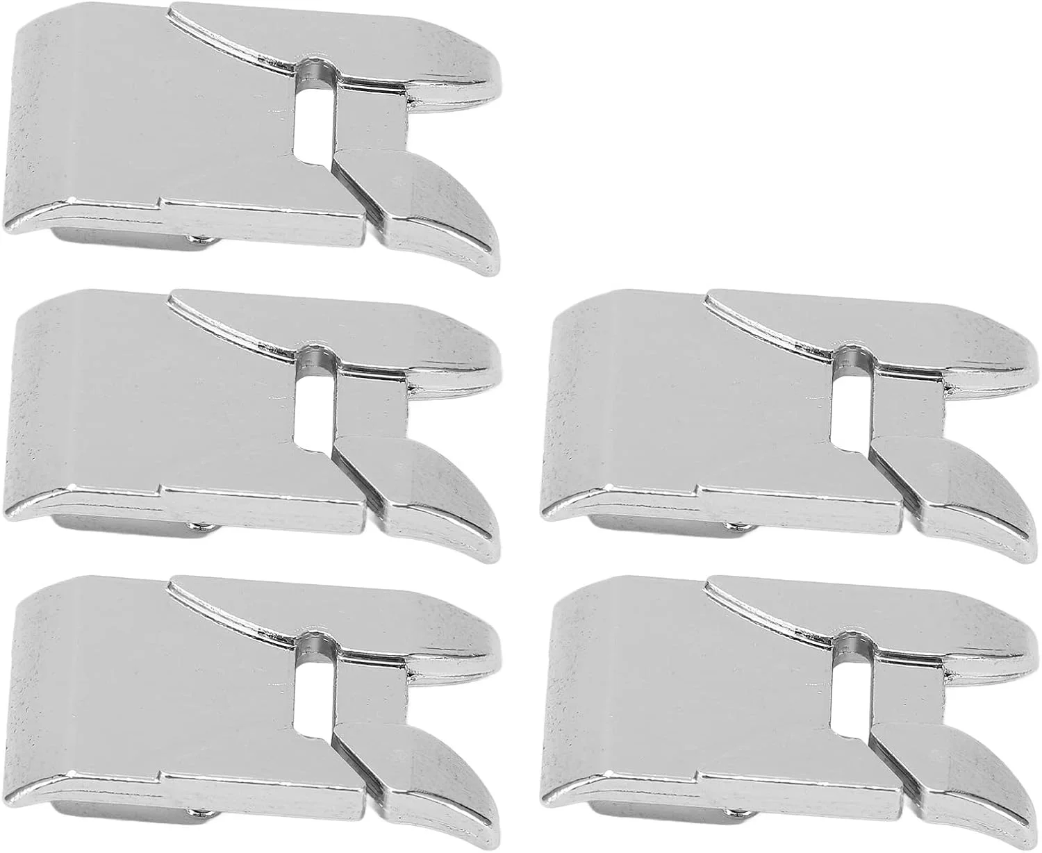 پایه دوخت تزئینی، حرکت روان، دید واضح، ضد زنگ و بادوام، 5 عدد پایه اتصال لبه برای کار برش برای اکثر چرخ خیاطی ها پایه دوخت تزئینی، حرکت روان، دید واضح، ضد زنگ و بادوام، 5 عدد پایه اتصال لبه برای کار برش برای اکثر چرخ خیاطی ها