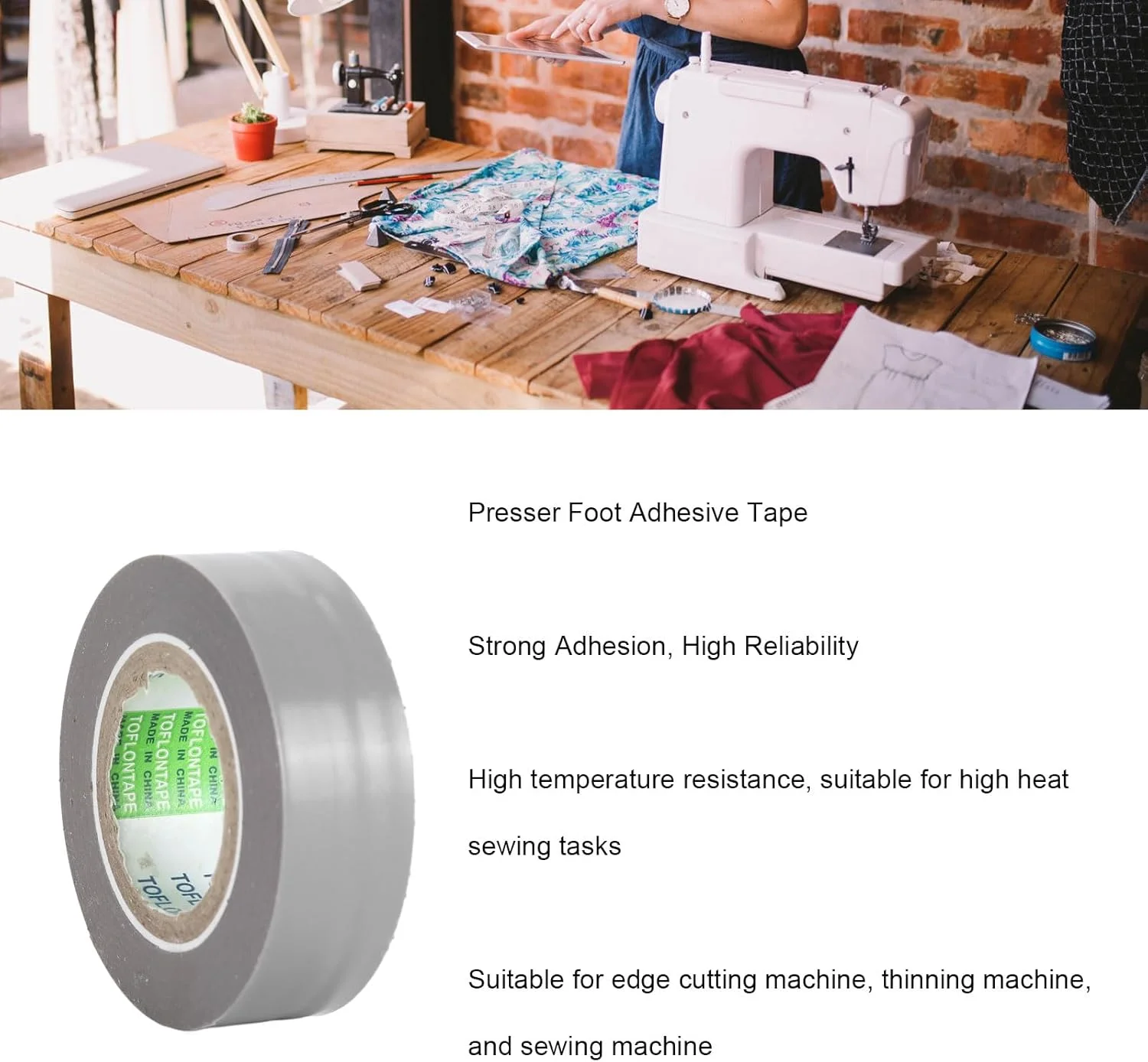 برچسب پایه چرخ خیاطی آریارلی، 1 رول نوار خود چسب برای پایه چرخ خیاطی، مقاوم در برابر حرارت بالا، برای پروژه های خیاطی خانگی، برای جلوگیری از ساییدگی پایه های چرخ خیاطی برچسب پایه چرخ خیاطی آریارلی، 1 رول نوار خود چسب برای پایه چرخ خیاطی، مقاوم در برابر حرارت بالا، برای پروژه های خیاطی خانگی، برای جلوگیری از ساییدگی پایه های چرخ خیاطی