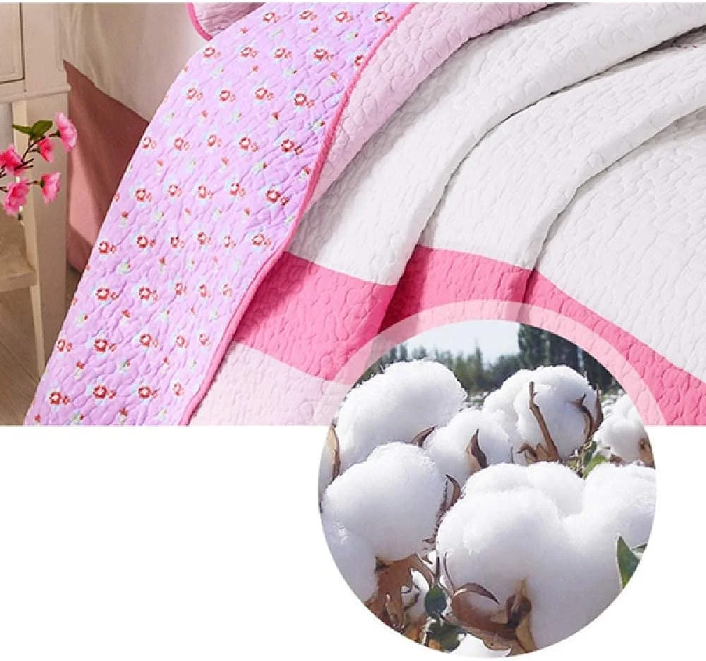 روتختی سه تکه پنبه ای طرح دار، روتختی میکروفایبر، لحاف طرح دار، لحاف ژاکارد ساتن به همراه 2 روبالشی، 224 در 234 سانتی متر روتختی سه تکه پنبه ای طرح دار، روتختی میکروفایبر، لحاف طرح دار، لحاف ژاکارد ساتن به همراه 2 روبالشی، 224 در 234 سانتی متر