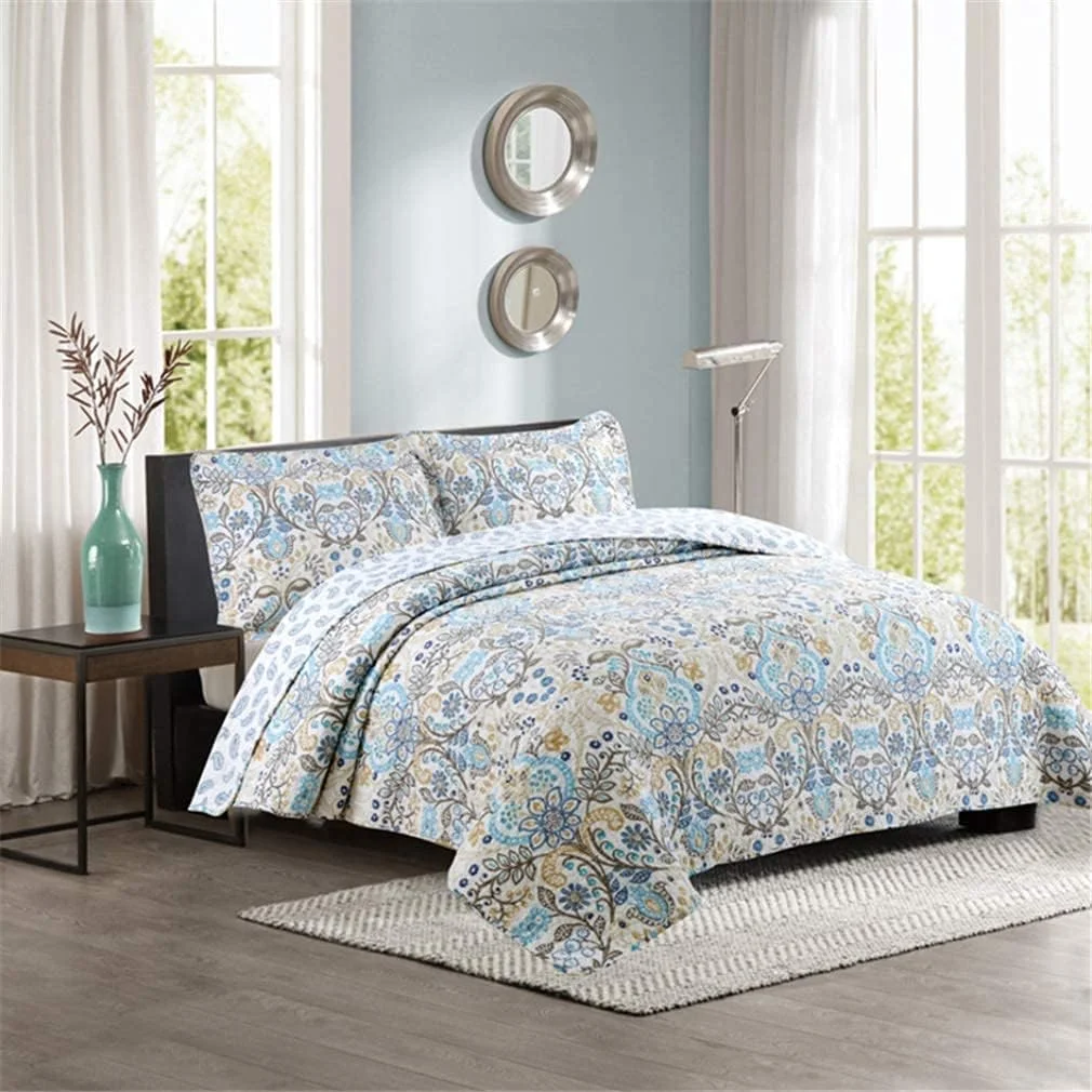 روتختی تکه دوزی شده لحافی، رو تختی، روکش تخت یک نفره، مناسب اتاق نشیمن، خنک و سبک، سایز 230x250 سانتی متر