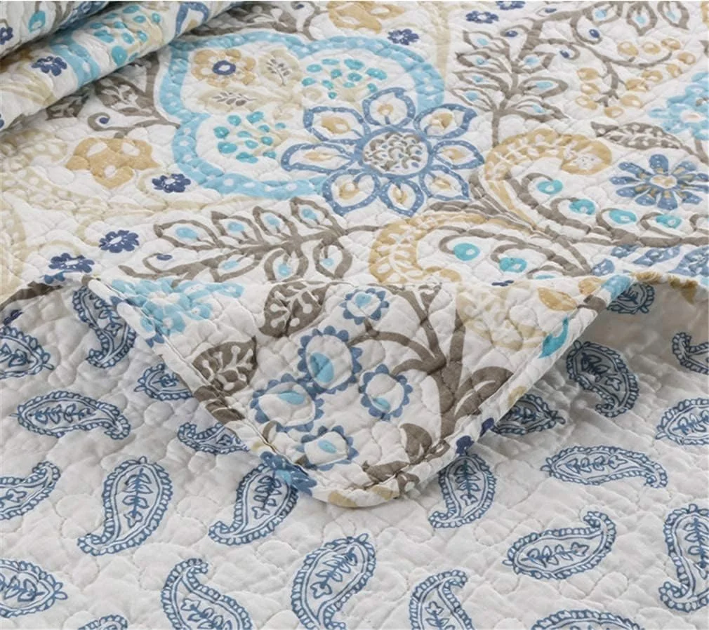 روتختی تکه دوزی شده لحافی، رو تختی، روکش تخت یک نفره، مناسب اتاق نشیمن، خنک و سبک، سایز 230x250 سانتی متر