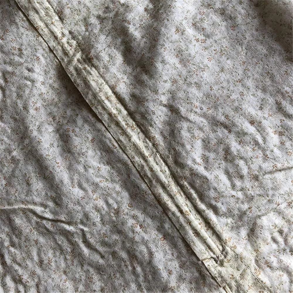 روتختی و روبالشتی طرح گل های قدیمی، سایز خیلی بزرگ 250x270 سانتی متر، پنبه ای، تکه دوزی شده مناسب تخت کینگ به همراه 2 روبالشتی